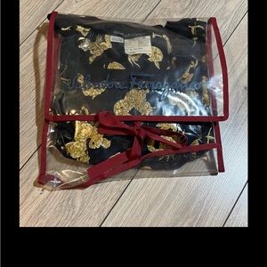 Salvatore Ferragamo silk t-shirt with black zodiac signs